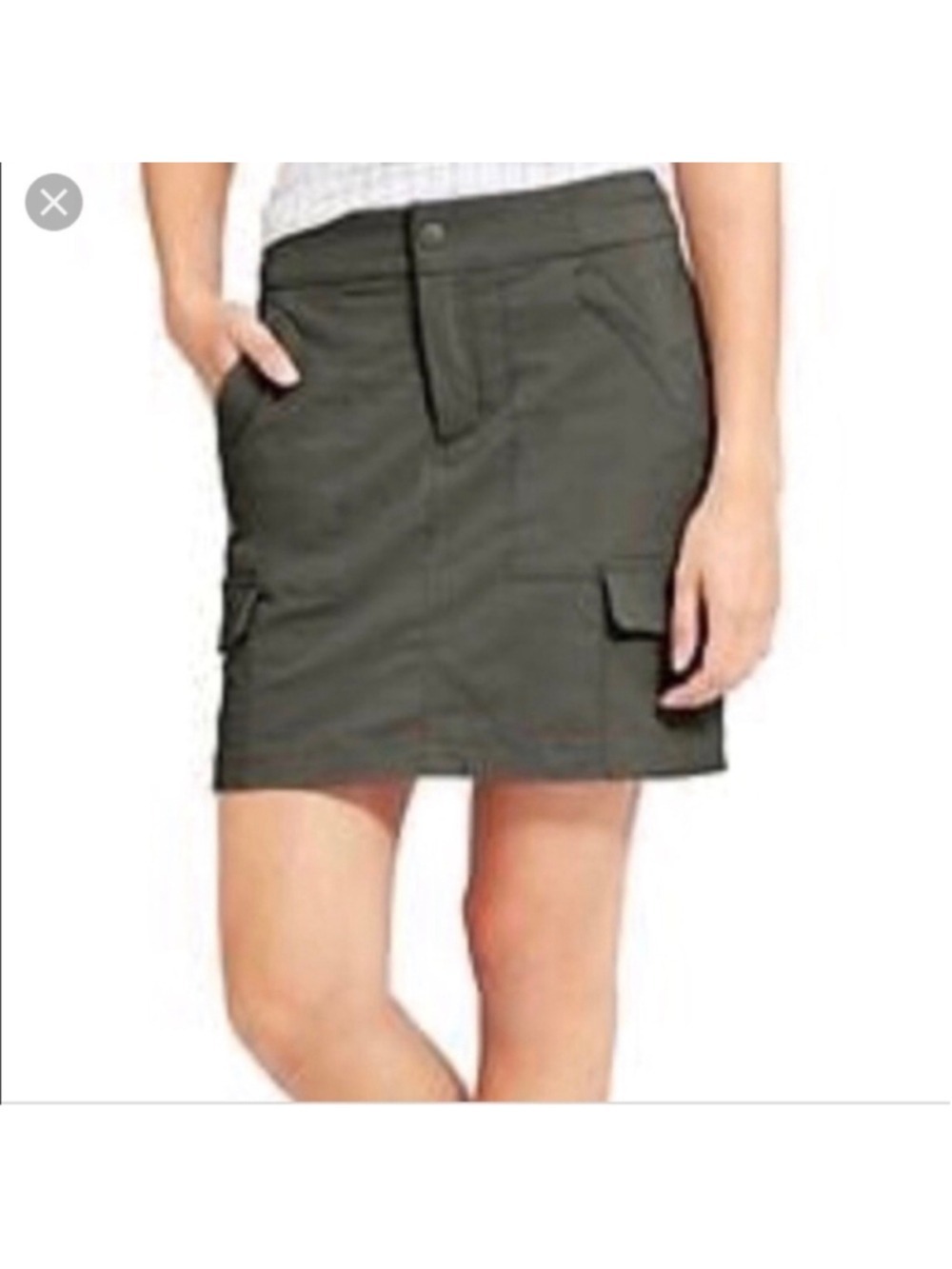 Women's Athleta Trekkie Cargo Skort Green Size 10